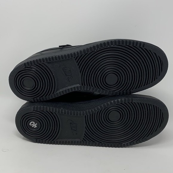 NWOT Nike Mens Ebernon Low Black Shoes - Picture 5 of 7